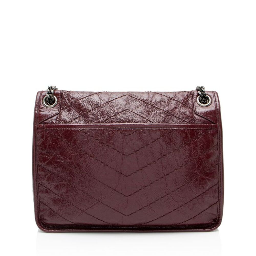 Saint Laurent Crinkled Calfskin Monogram Niki Medium Shoulder Bag - Picture 3 of 12